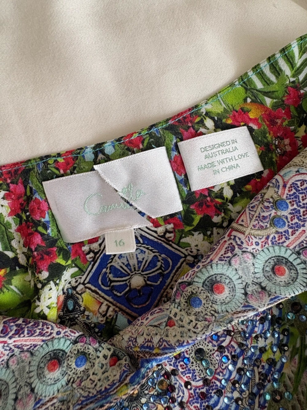NWOT Camilla My Majorelle Wide Leg Jumpsuit 16 XL - Picture 7 of 16